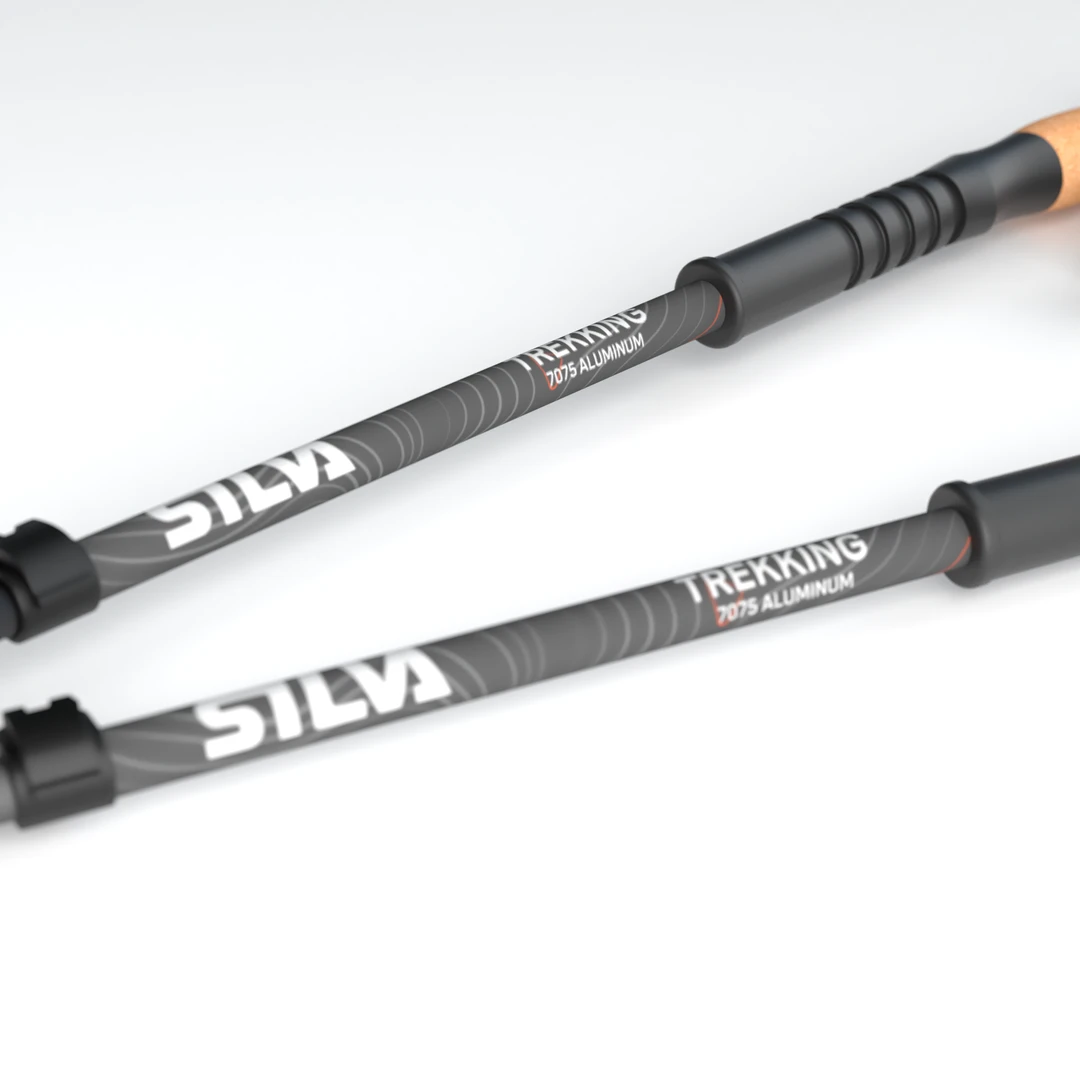 Silva CAMP & HIKE Trekking Poles - Aluminium Cork Handle 4 Silva CAMP & HIKE Trekking Poles - Aluminium Cork Handle