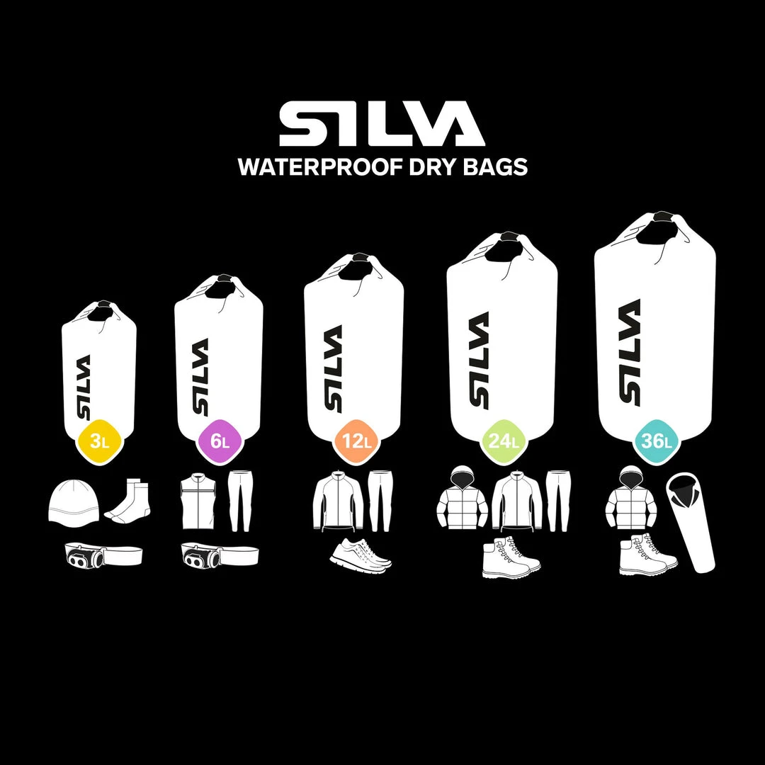 Silva Dry Bags R.Pet - 12 Litre 11 Silva Dry Bags R.Pet - 12 Litre
