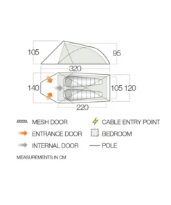 Vango Helvellyn 200 Tent CAMP & HIKE