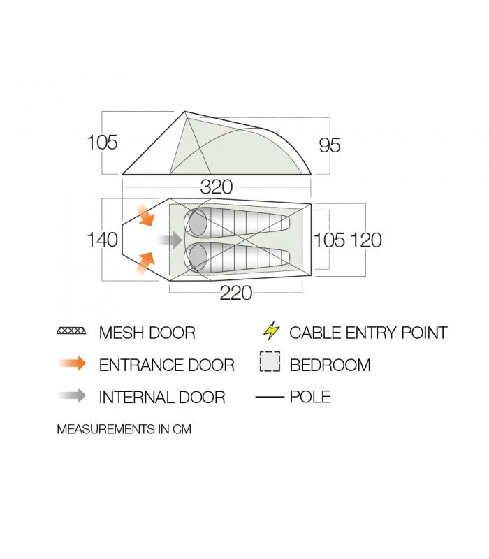 Vango Helvellyn 300 Tent CAMP & HIKE 5 Vango Helvellyn 300 Tent CAMP & HIKE