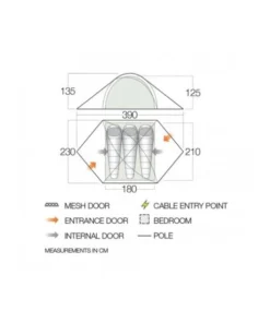 Vango Halo Pro 300 Tent CAMP & HIKE